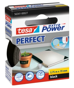 NASTRO ADESIVO "EXTRA POWER" COLORE NERO, 2,75 MT X 19 MM - TESA